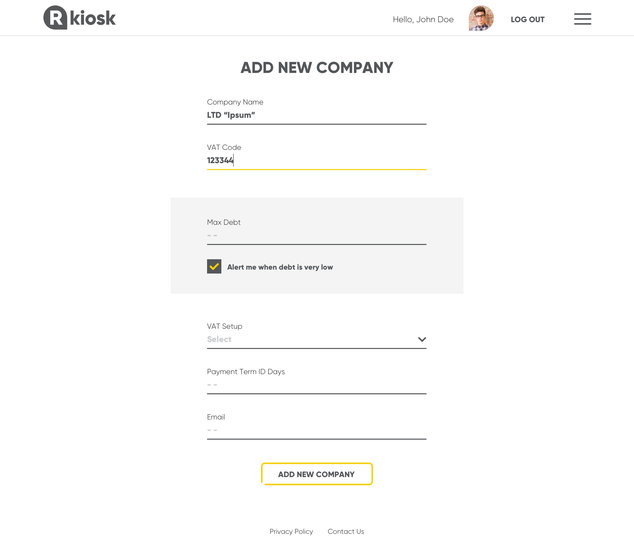 RKIOSKI/B2B platform